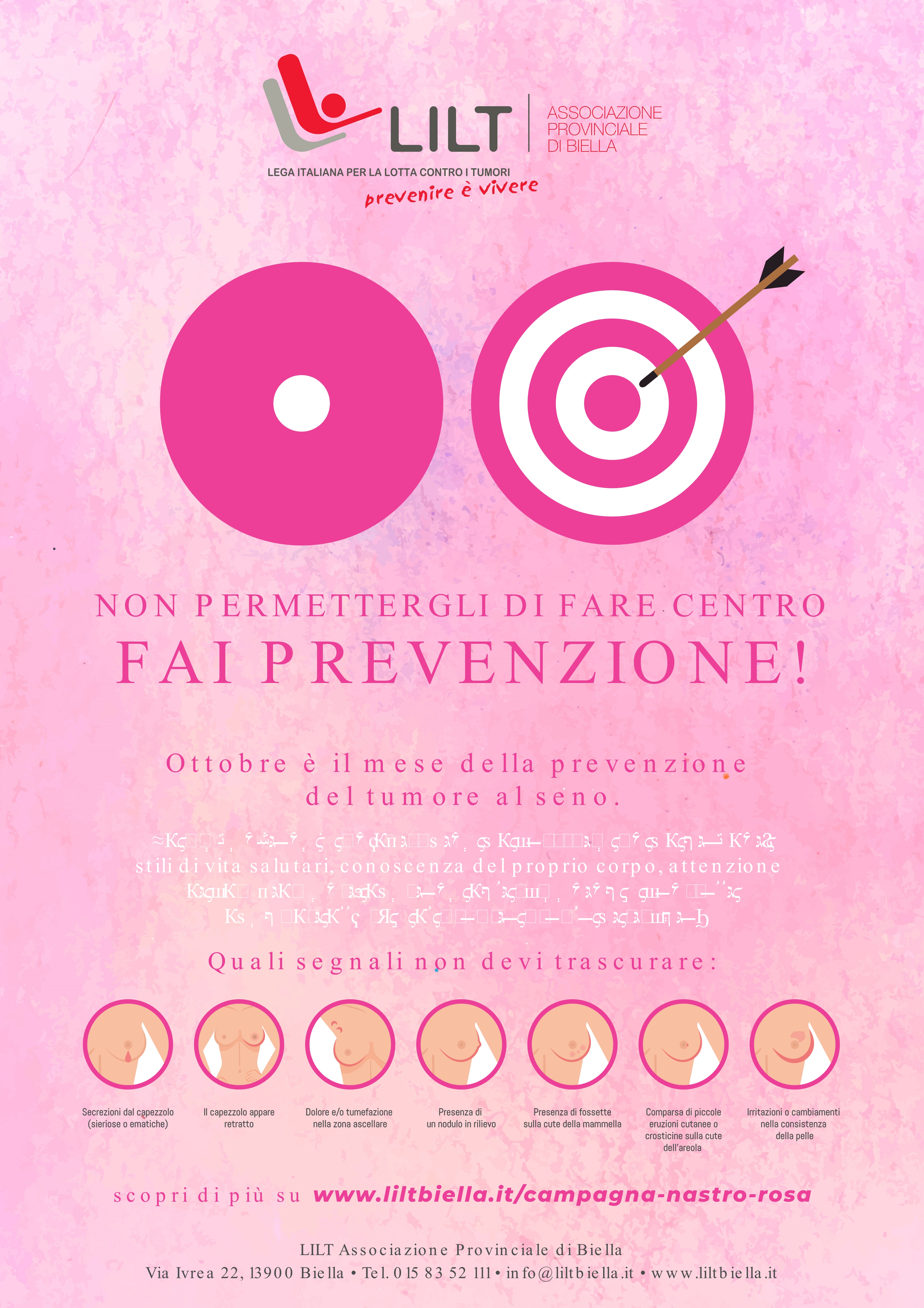 Ottobre è il mese della prevenzione del tumore al seno
