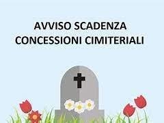 Avviso scadenza concessioni cimiteriali